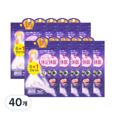 휴족휴면 풋 쿨링패치, 7개입, 40개