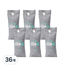 Illao 竹炭多用途除臭劑, 75g, 36個