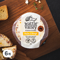 와틀밸리 멜론 앤 망고 크림치즈, 100g, 1개입, 6개