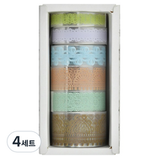미소로운 예쁜 마스킹테이프 6종 세트, style2, 4세트