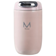 Couselect 316不鏽鋼保溫保冷咖啡杯 高顏值隨行水杯, 粉色, 1個, 350ml