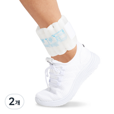 Mpac Plus 腳踝用冰敷帶 白色, 2個