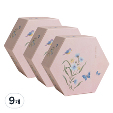 뮤니드 그레이스 고운 물이 들다 육각 상자, 9개
