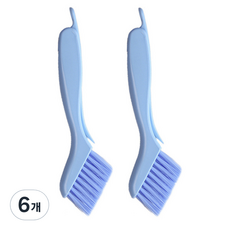 yilaijie 依來潔 河綠色多功能縫隙刷, 藍色, 6個