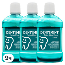 DENTI BUONGIORNO Ato Safe漱口水口腔清潔液 強力 750ml, 9個