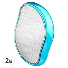 小麥購物 玻璃奈米磨腳器 Y536 10.5 x 6.3cm 電鍍款, 5個裝, 2組, 61g