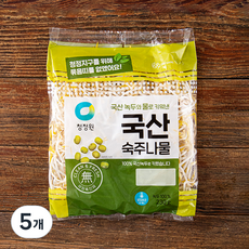 청정원 국내산 숙주나물, 230g, 5개