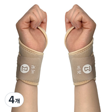 비핏 손목보호대, 4개, 스킨