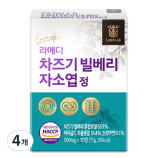 라메디 정품 차즈기 빌베리 자소엽 정, 4개, 15g