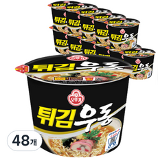 오뚜기 튀김우동 컵라면, 110g, 48개