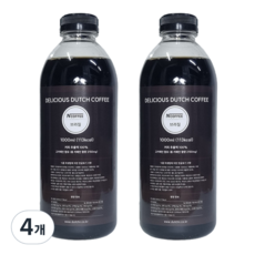 엔커피 콜드브루 브라질 더치커피, 1L, 4개, 1개입