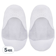 올이즈유 실리콘 패드 풋케어 용품 양발 세트 화이트, 5세트, 36g