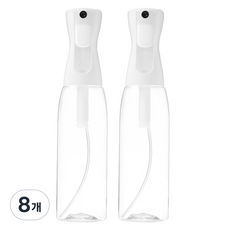 코멧 안개분사 분무기 500ml, 8개, 클리어 화이트