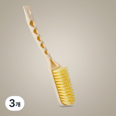 몰투데이 신발프레시 운동화 욕실 청소솔 틈새 브러쉬, 카키, 3개