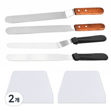OON 스텐 스패츌러 4종 스크레이퍼 2종, 2개