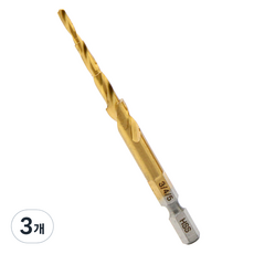 이엑스파워 롱스텝드릴 3 4 5 mm TIN ELH-345, 3개