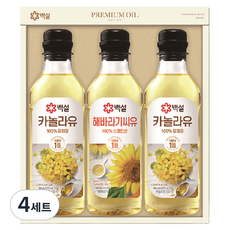 백설 프리미엄 14호 오일세트 + 쇼핑백, 4세트