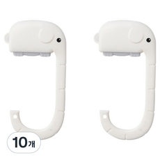 Reblica包包掛勾 衣架 5.8*11.6cm, 白色, 10個