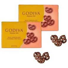 GODIVA 牛奶巧克力蝴蝶餅, 71g, 2個