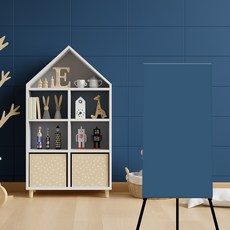 Onareum 霧面防水磁磚壁貼 10入, 水藍色