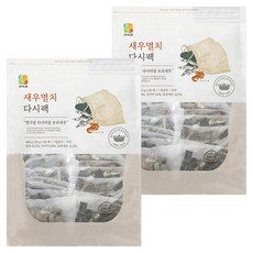 석하 해물향 가득한 국물용 새우멸치 다시팩 30p, 480g, 2개
