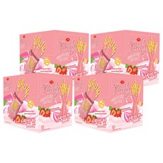 Richy 草莓風味餅乾棒, 400g, 4盒
