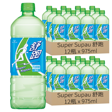 Super Supau 舒跑 運動飲料, 975ml, 24瓶