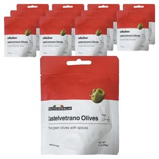 MADAMA OLIVA 西西里辣味去籽綠橄欖, 30g, 12個