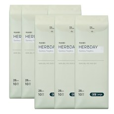 HERBDAY 量多日用型衛生棉 28cm, 10片, 6包