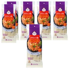 티아시아키친 라이스누들 볶음면용 5mm, 250g, 6개