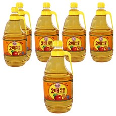 오뚜기 2배 사과식초, 1.8L, 6개