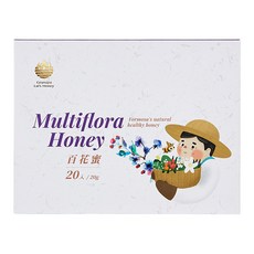 賴爺爺蜜蜂小森林 隨身包百花蜜 20入 百花蜜香 多重層次香味 自然質純 方便攜帶, 400g, 1盒