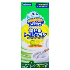 SC Johnson 莊臣 馬桶刷清潔組 柑橘 黃色, 212ml, 212g, 1盒