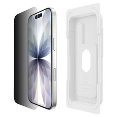 벨킨 인비지 프라이버시 글라스 이지트레이 2 강화유리 휴대폰 액정보호필름 세트 OVA169fq-REV, 1세트