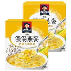 QUAKER 桂格 濃湯燕麥 奶油玉米風味 5包, 235g, 2盒