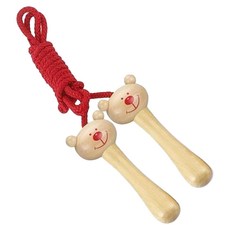 Classic WORLD 客來喜 經典木玩 熊熊跳繩, 4610, 1條