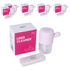 바른생활이야기 렌즈 세척통, 핑크, 6개