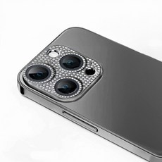 Verinet 鑽石鏡頭全覆蓋保護貼 黑色, 1個