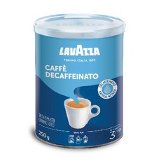 罐裝 Lavazza 脫咖啡因咖啡豆, 摩卡壺, 250g, 1罐