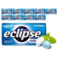 이클립스 페퍼민트향 캔디, 34g, 10개
