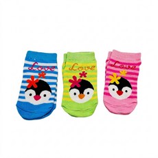 MI MI LEO 台製 可愛動物止滑童襪3雙組 1~3歲適用