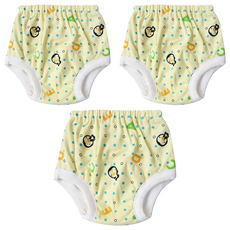PUKU 藍色企鵝 學步尿布褲 12~18個月 9~13kg, 黃色, 3個