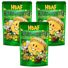 HBAF 鷹嘴豆 烤洋蔥口味, 90g, 3包