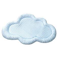 Pet STAR 寵物星樂園 3D涼感冰豆豆寵物睡墊/睡窩 雲朵款, 藍色, 1個