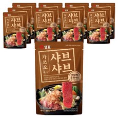 샘표 가쓰오 샤브샤브 육수 3~4인분, 200g, 10개