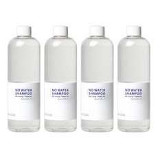 베리코드 노워터 샴푸 리필, 500ml, 4개