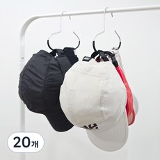 Novarium 多用途帽子圍巾雜貨收納掛架 14 x 15 cm, 黑色, 20個