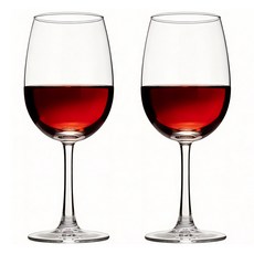 발룬피니 크리스탈 와인잔, 2개, 360ml