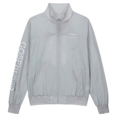 Gospheres 男士大LOGO皺褶飛行夾克 PM2PNJ06