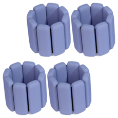 빈크루즈 요가 피트니스 손목 웨이트 팔찌 실리콘 조절 발목 스트랩 체육관 보호대, 퍼플, 2개